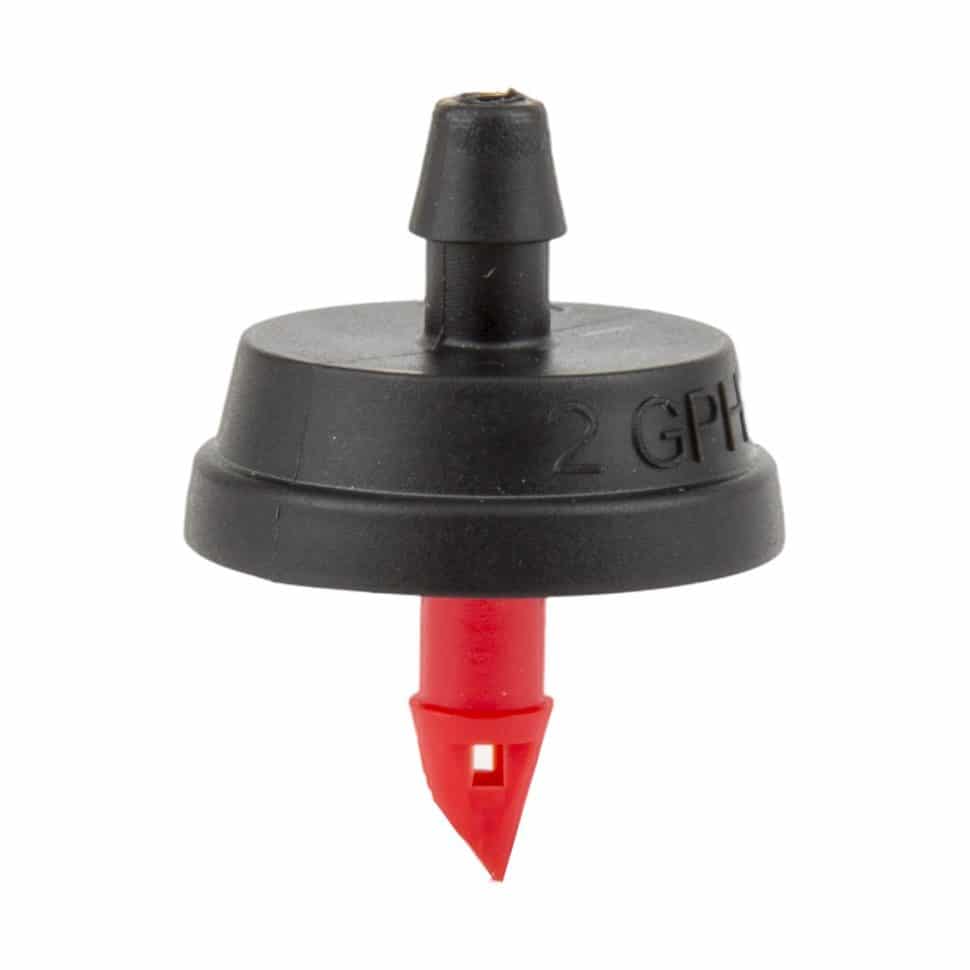 2.0 GPH Pressure Compensating Red Drip Emitter - Landscape Products Inc.