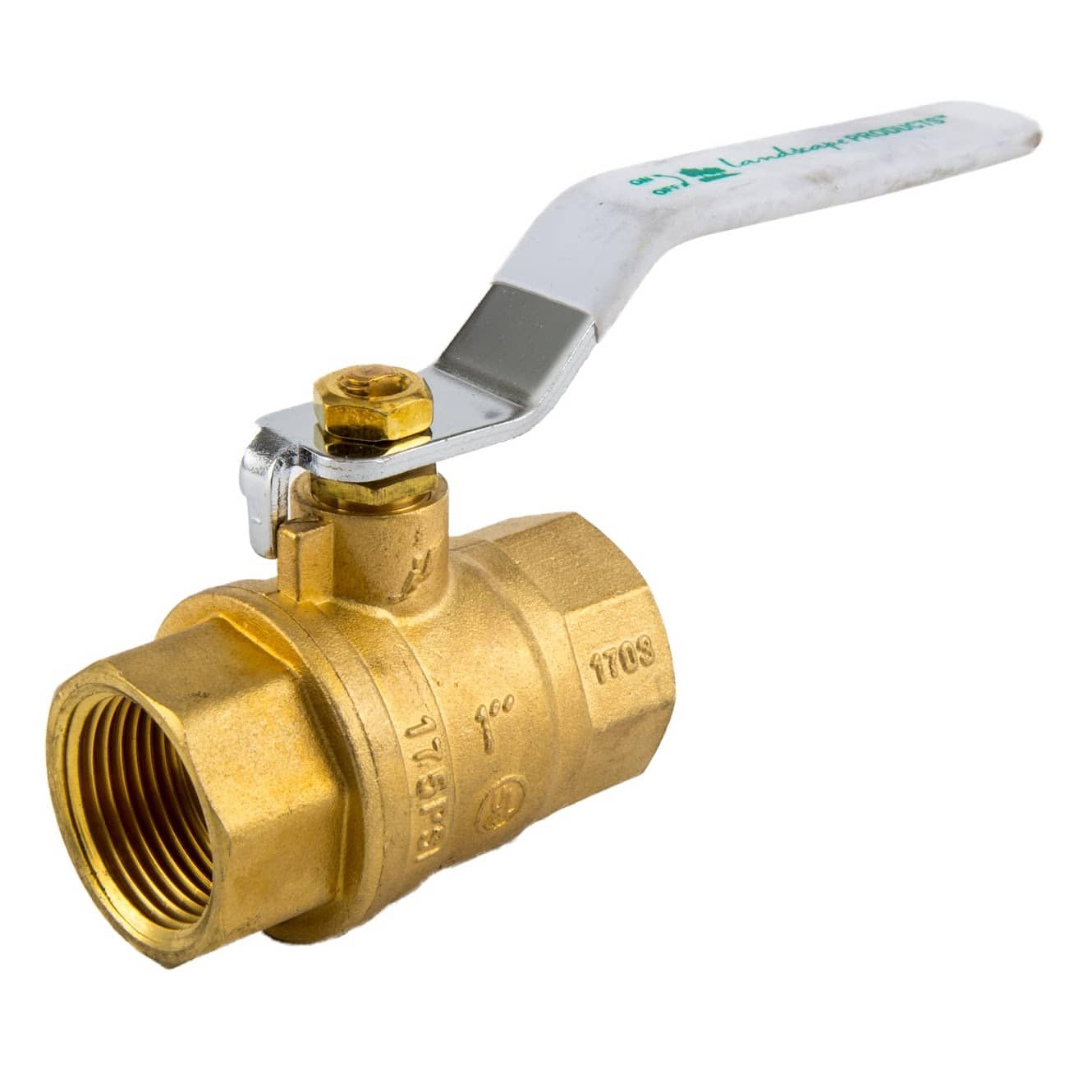 1-inch Full Port Brass Ball Valve - Landscape Products Inc.
