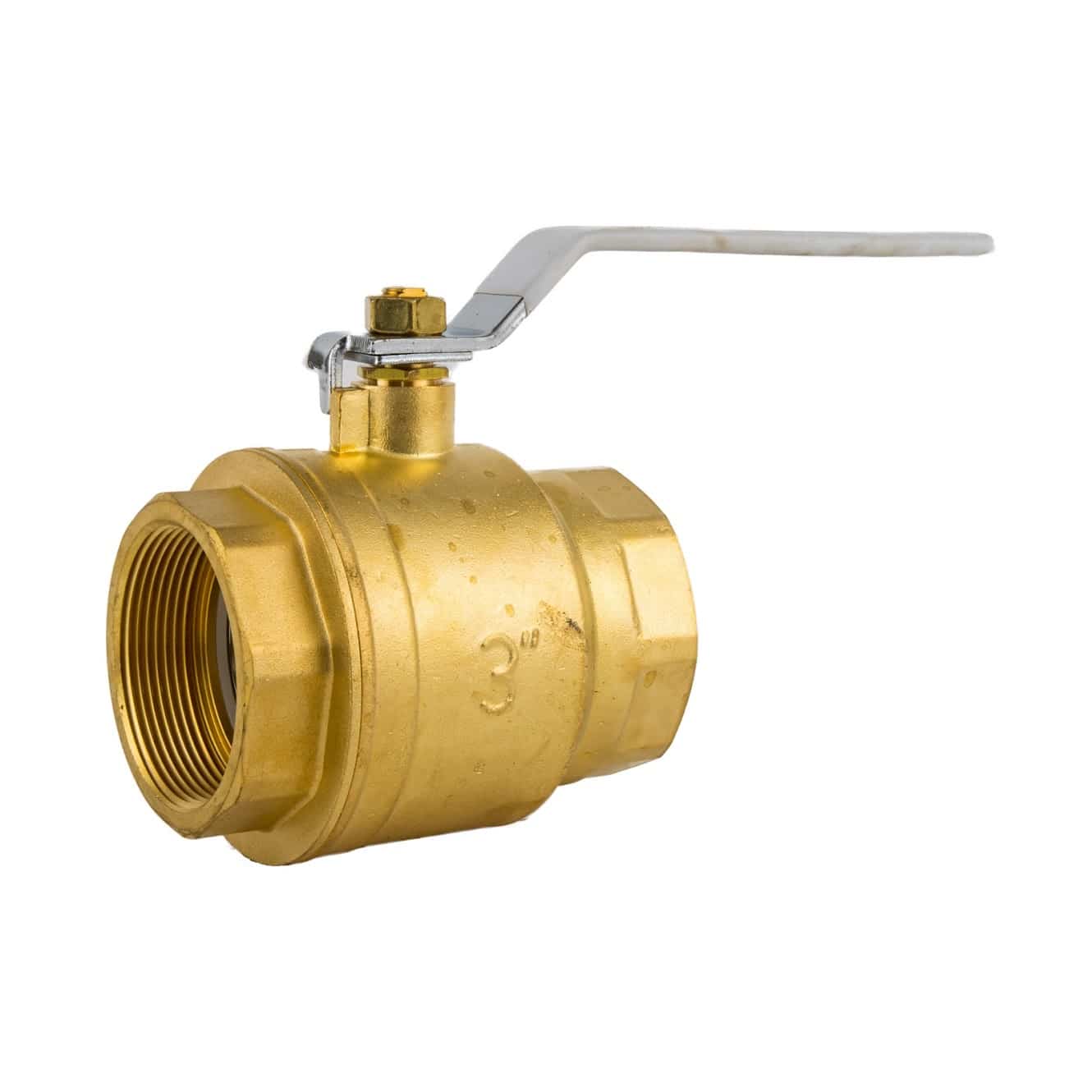 3-inch Full Port Brass Ball Valve - Landscape Products Inc.