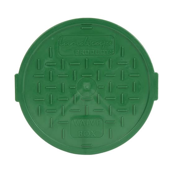 6 inch round valve box green lid